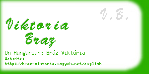 viktoria braz business card