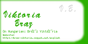 viktoria braz business card